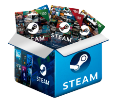 Steam hediye kartları