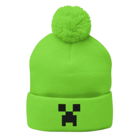 Minecraft Creeper Face Beanie