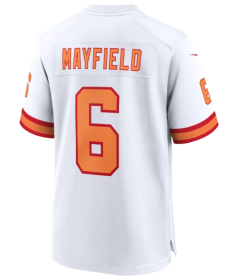 Baker Mayfield '76 Tampa Bay Buccaneers Nike 50th Season Game Jersey - White