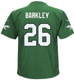 Saquon Barkley Philadelphia Eagles Nike Preschool Alternate Player Game Jersey - Kelly Green