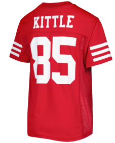 George Kittle San Francisco 49ers Youth Team Replica Player Jersey - Scarlet