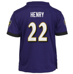 Derrick Henry Baltimore Ravens Nike Preschool Team Player Game Jersey - Purple