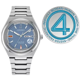 The Fantastic 4: First Steps Watch for Adults with Coin Set by Citizen
