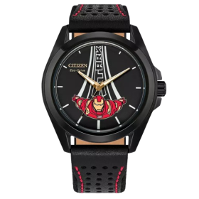 Iron Man Watch for Adults with Pin Set by Citizen