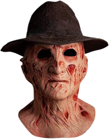A Nightmare On Elm Street 4 Freddy Adult Latex Costume Mask w/Hat