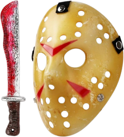 Friday The 13th Mask and Machete Costume