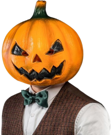 Creepy Party Halloween Jackolantern Pumpkin Face Head Masks