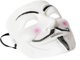 Diximus V for Vendetta Mask Anonymous Guy