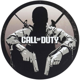 Call of Duty Black Ops Soldier Round Metal Wall Art