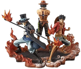 Banpresto One Piece DXF Figure, Brotherhood II Set of 3