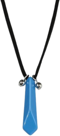 Naruto Blue Crystal Charm Necklace