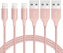 Pembe lightning kablosu