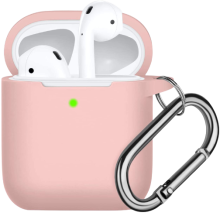Uyumlu pembe AirPods kılıfı