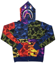 Bape tarzı Shark tişört