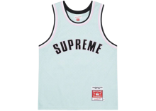 Supreme Mitchell & Ness basketbol forması açık mavi