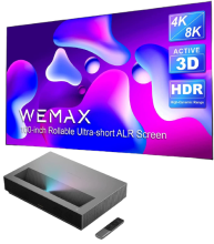 WEMAX Nova 4K UHD ultra Android TV lazer projektör