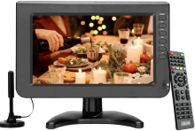 10.1" Küçük TV, Dijital DVB-T2 özellikli taşınabilir TV