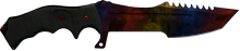 Huntsman Knife Marble Fade