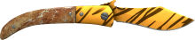 Navaja Knife Tiger Tooth