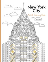 New York City yetişkin boyama kitabı