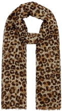 Leopar desenli şal