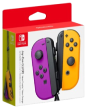 Joy-Con seti mor-sarı