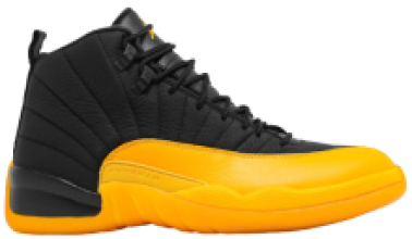 Jordan 12 Retro siyah üniversite altın