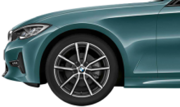 18'' BMW hafif alaşım jantlar V stili tam jant seti