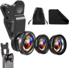 3’ü 1 arada telefon kamerası lens kiti