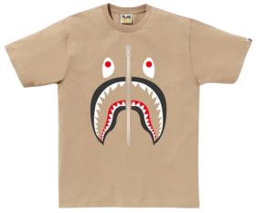 Bej shark tişört