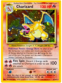 Pokemon - Charizard (4) - Base Set 2 - parlak kart