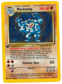 Pokemon - Machamp (8/102) - Base Set - parlak kart