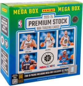 2023-24 Panini Premium Stock basketbol kartları mega kutu
