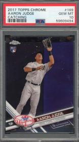 Aaron Judge 2017 Topps Chrome beyzbol çaylak kartı RC #169