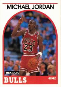 1989-90 NBA Hoops #200 Michael Jordan basketbol kartı - Chicago Bulls