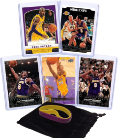 Kobe Bryant 5’li karışık basketbol kartı seti - Los Angeles Lakers takas kartları - MVP #24