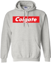 Colgate logolu kapüşonlu üst