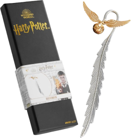Harry Potter Metal Bookmark with Hanging Charm Golden Snitch