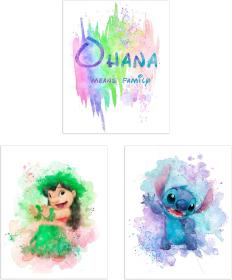 Lilo & Stitch Poster Set