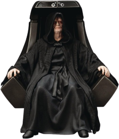 Star Wars Emperor Palpatine on Throne Statue