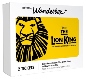 Experience Gift – The Lion King Musical – 2 Open Tickets