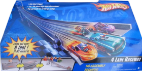 Hot Wheels 4 Lane Raceway Track