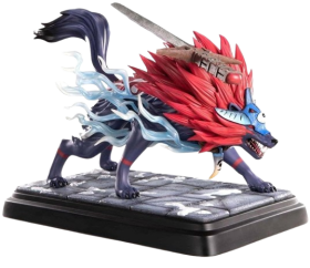 First 4 Figures Okami Statuette Oki (Wolf Form) 35 cm