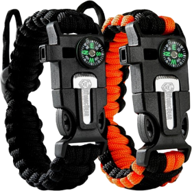 Atomic Bear Paracord Bracelet (2 Pack)