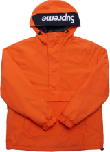 Turuncu fermuarlı kapüşonlu sweatshirt