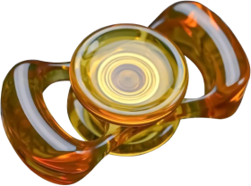 Double Layer Fidget Slider Haptic Coin