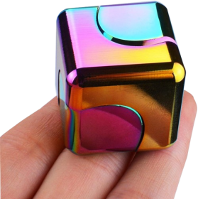 Metal Cube Fidget Spinner Toy