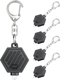 5 Pack LED Keychain Mini Flashlight