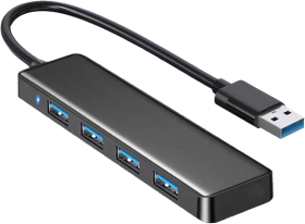 Multi-Port USB Hub (4 Ports)