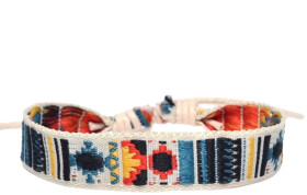 Bohemia Flower Embroidered Bracelet